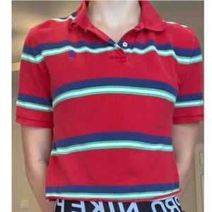Cropped Ralph Lauren polo top